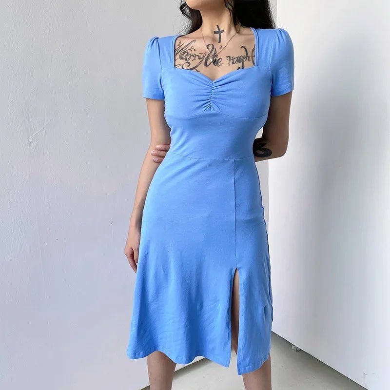 Années 40 La Petite Robe Noire Rétro Mi - Longue - Ma Penderie Vintage