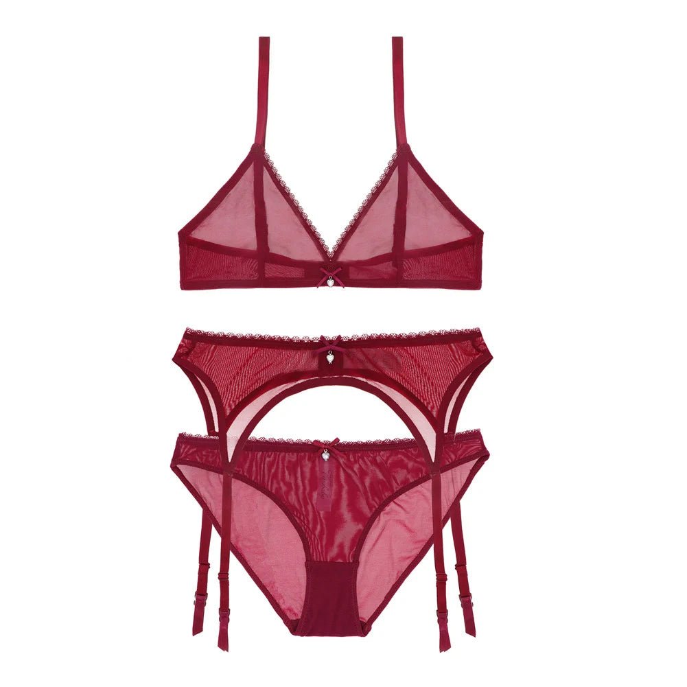 Années 70 Ensemble Soutien - Gorge et Jarretière Rétro - Ma Penderie Vintage