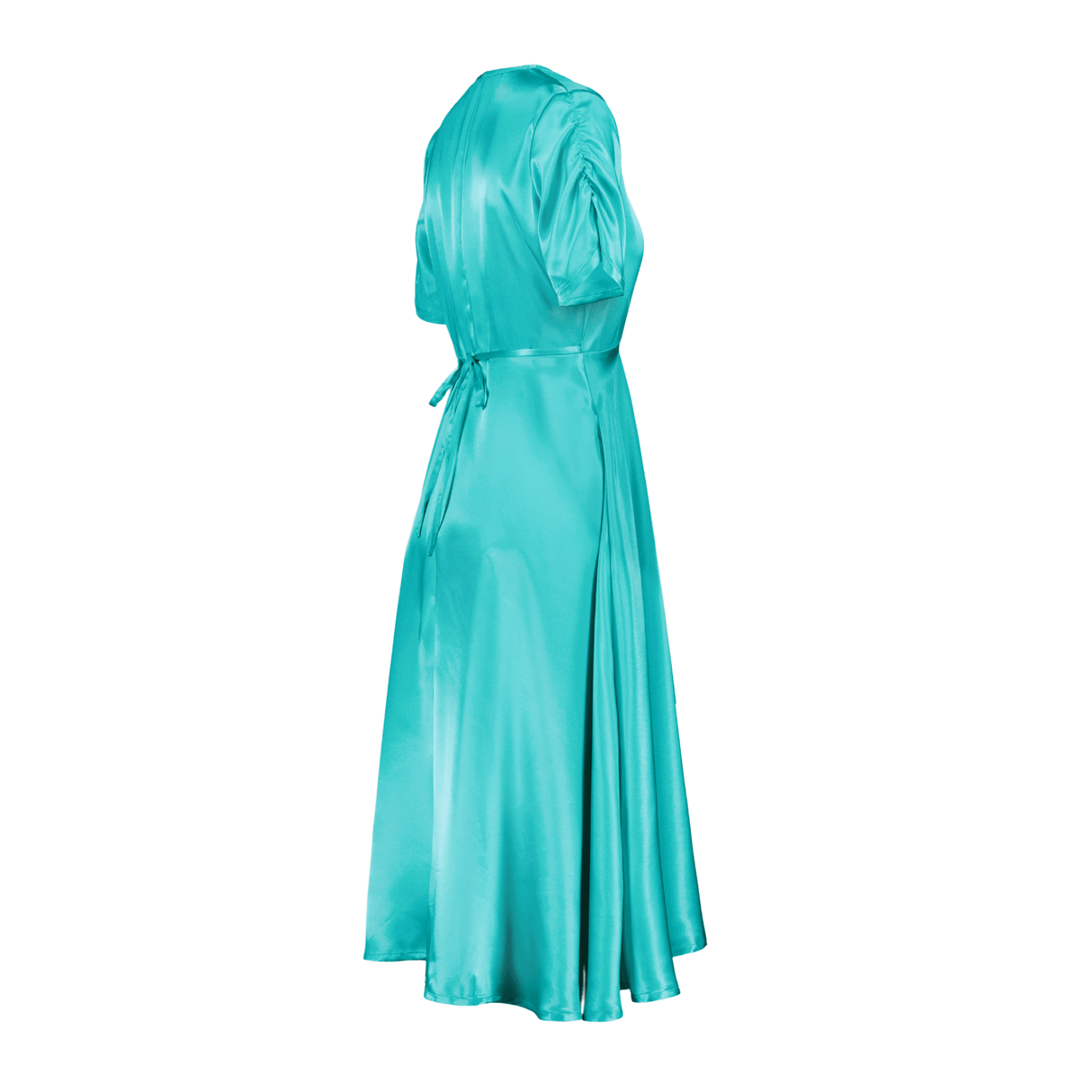 Années 40 Robe Portefeuille Mi - Longue Glamour - Ma Penderie Vintage