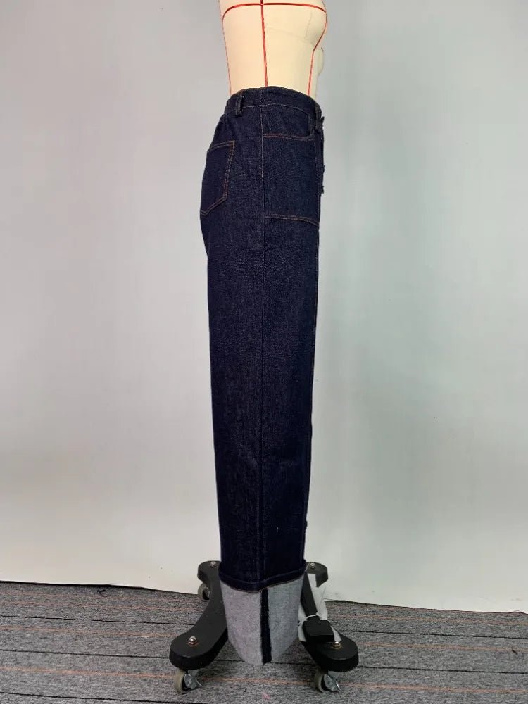 Années 40 Jeans Brut Rétro Taille Haute - Ma Penderie Vintage