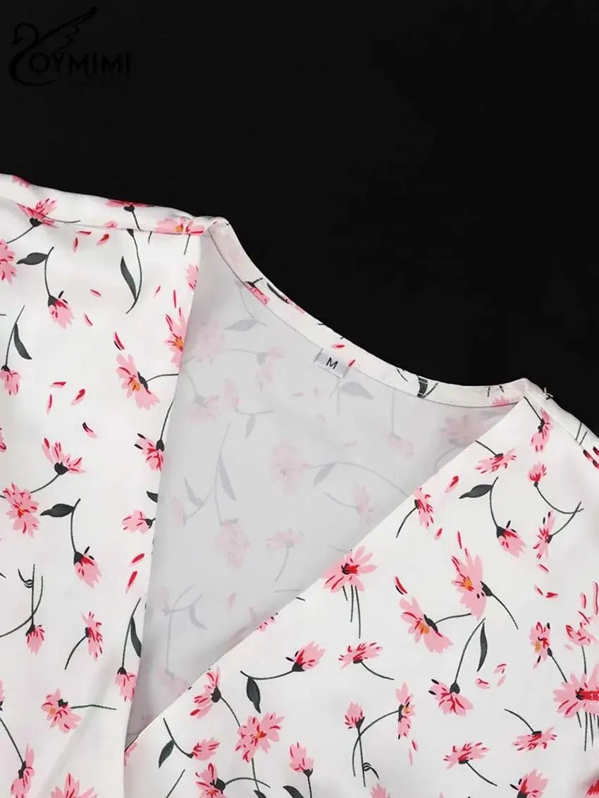 Années 40 Robe d'Été Midi Imprimé Floral - Ma Penderie Vintage