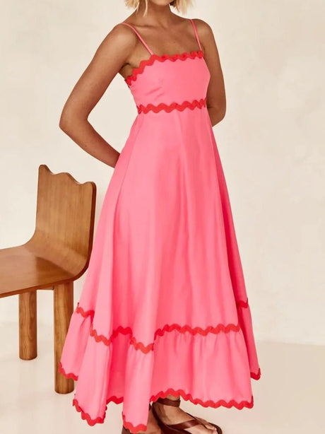 Années 60 Robe Longue Rétro Babydoll - Ma Penderie Vintage