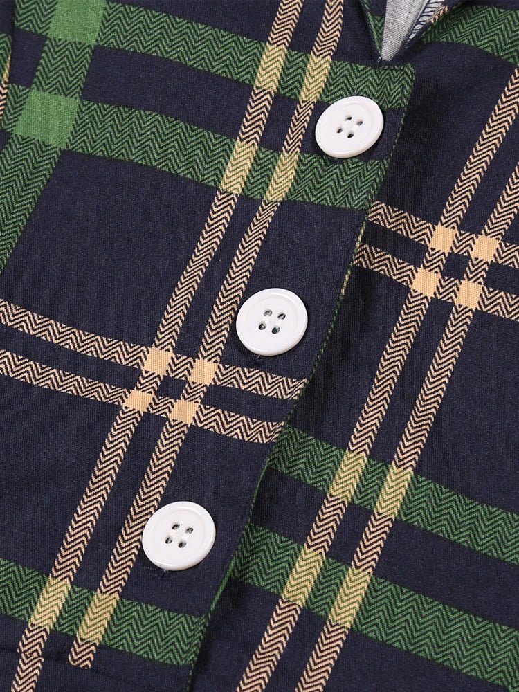 Années 40 Robe Swing À Carreaux Rétro - Ma Penderie Vintage