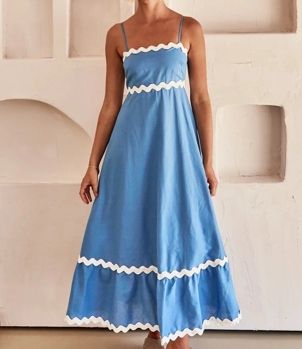 Années 60 Robe Longue Rétro Babydoll - Ma Penderie Vintage