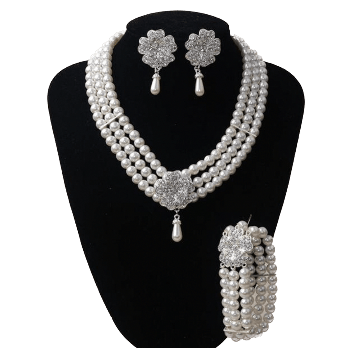 Années 20 Collier Gatsby Perles et Strass - Ma Penderie Vintage