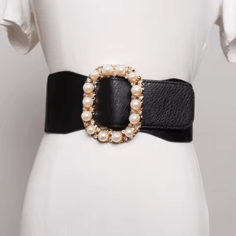 Années 60 Ceinture Glamour Boucle Perles Rétro - Ma Penderie Vintage