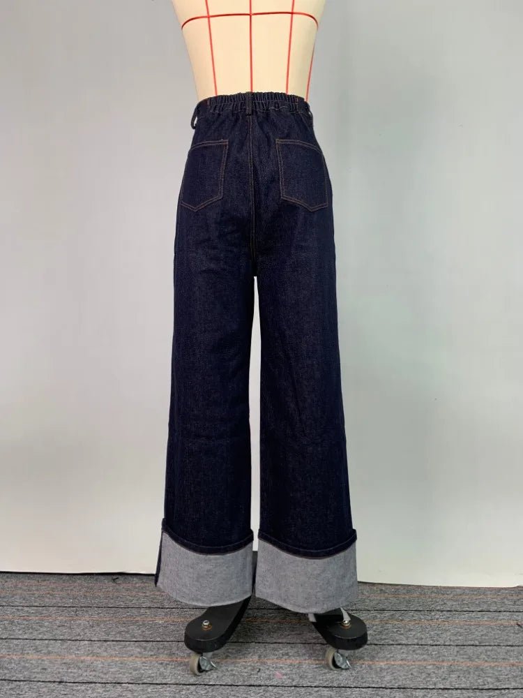 Années 40 Jeans Brut Rétro Taille Haute - Ma Penderie Vintage