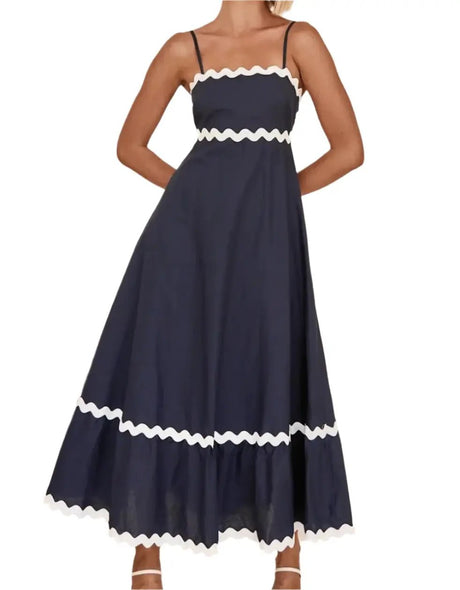 Années 60 Robe Longue Rétro Babydoll - Ma Penderie Vintage