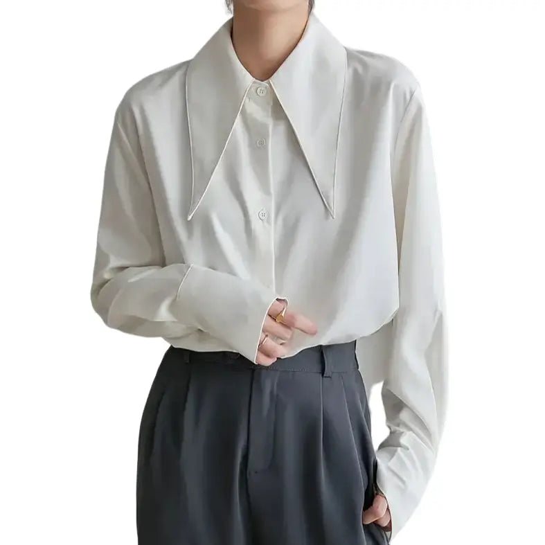 Années 70 Chemisier Rétro Col Pelle À Tarte - Ma Penderie Vintage