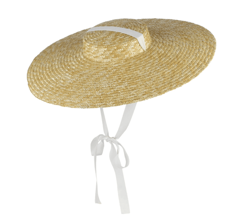 Années 60 Chapeau de Paille Glamour Rétro - Ma Penderie Vintage