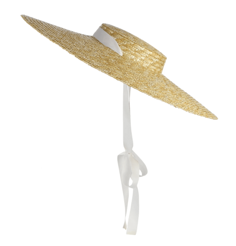 Années 60 Chapeau de Paille Glamour Rétro - Ma Penderie Vintage