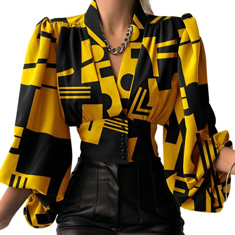 Années 40 Chemisier Manches Bouffantes Rétro - Ma Penderie Vintage