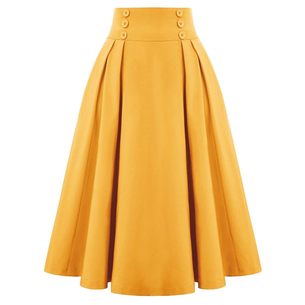 Années 40 Jupe Trapèze Militaire Vintage - Ma Penderie Vintage