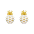 Années 40 Boucles d'oreilles Vintage Ananas Perle - Ma Penderie Vintage