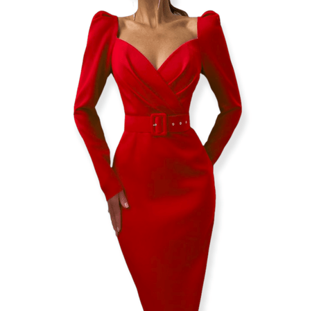 Années 50 Robe Fourreau Midi Pin Up - Ma Penderie Vintage