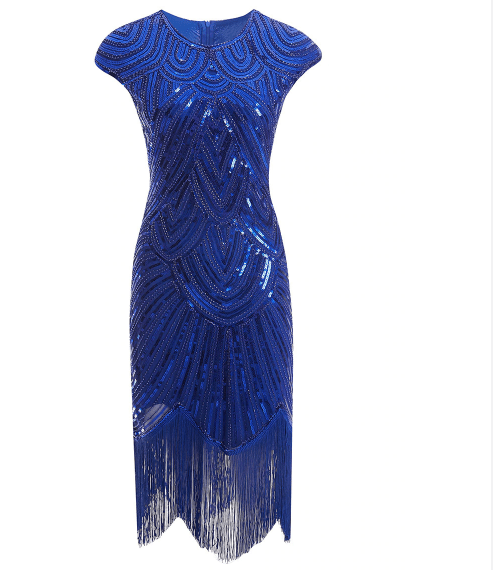 Années 20 Gatsby Robe Fourreau Paillette - Ma Penderie Vintage