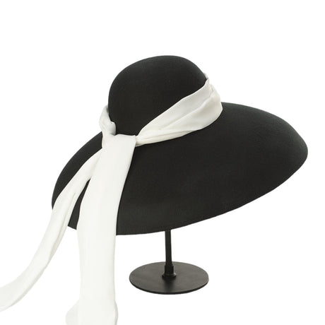 Années 60 Chapeau Laine Glamour Hepburn - Ma Penderie Vintage