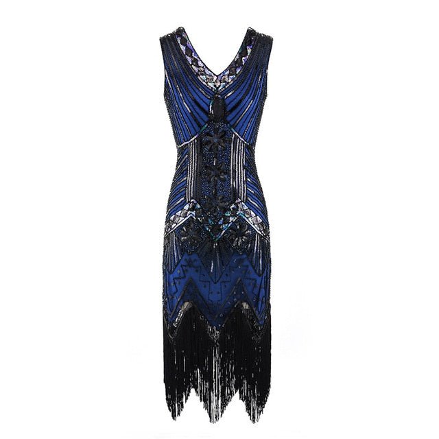Années 20 Robe de Soir Sequin Rétro Gatsby Le Magnifique - Ma Penderie Vintage