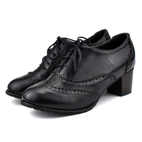 Années 40 Chaussures À Talon Rétro Oxford - Ma Penderie Vintage