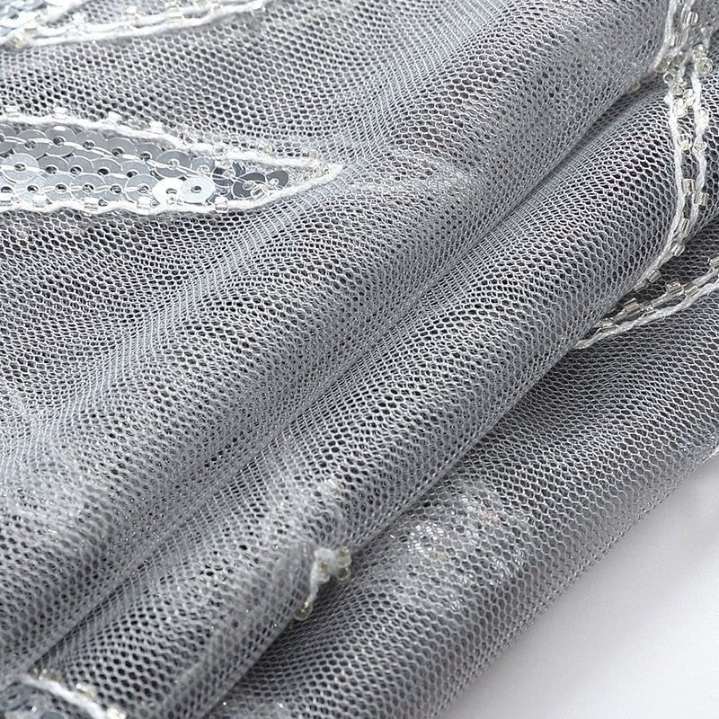 Années 20 Écharpe Châle Art Déco Sequin Gatsby - Ma Penderie Vintage