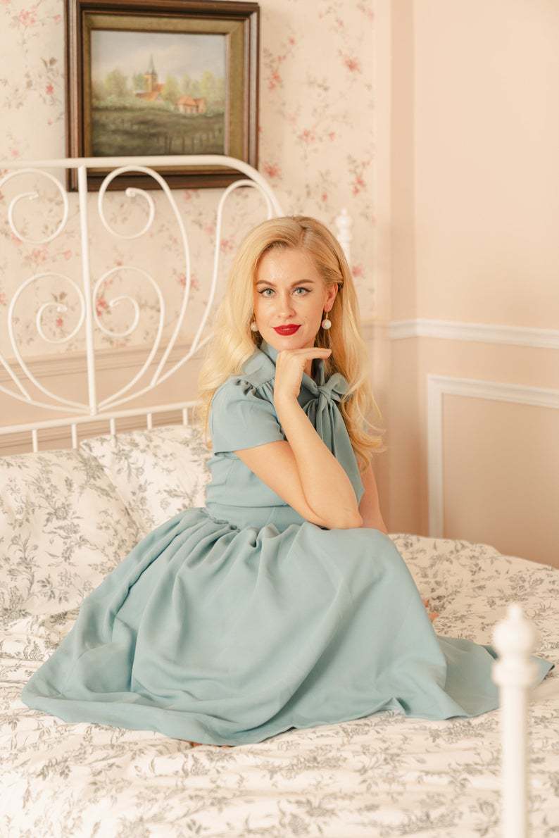 Années 60 Robe Évasée Rétro La Parisienne - Ma Penderie Vintage