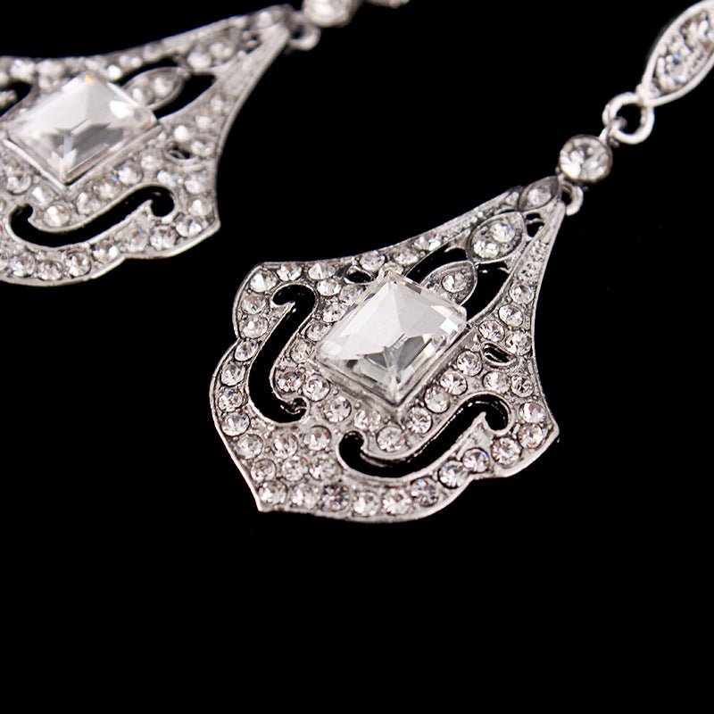 Années 20 Boucles d'Oreilles Pendantes Art Déco - Ma Penderie Vintage