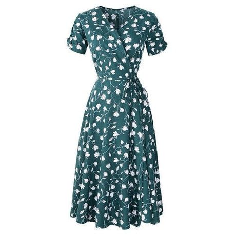 Années 40 Robe d'été Portefeuille Rétro - Ma Penderie Vintage