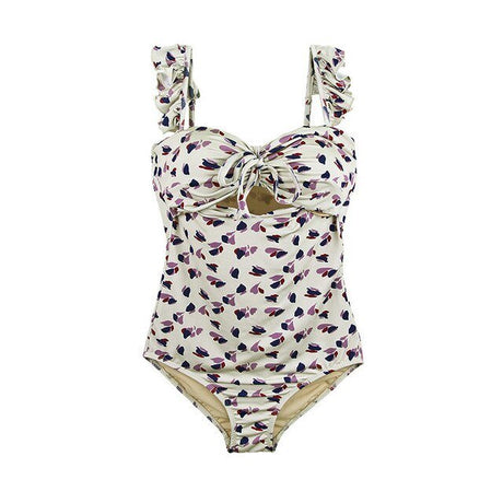 Années 40 Maillot de Bain Une Pièce Floral Liberty - Ma Penderie Vintage