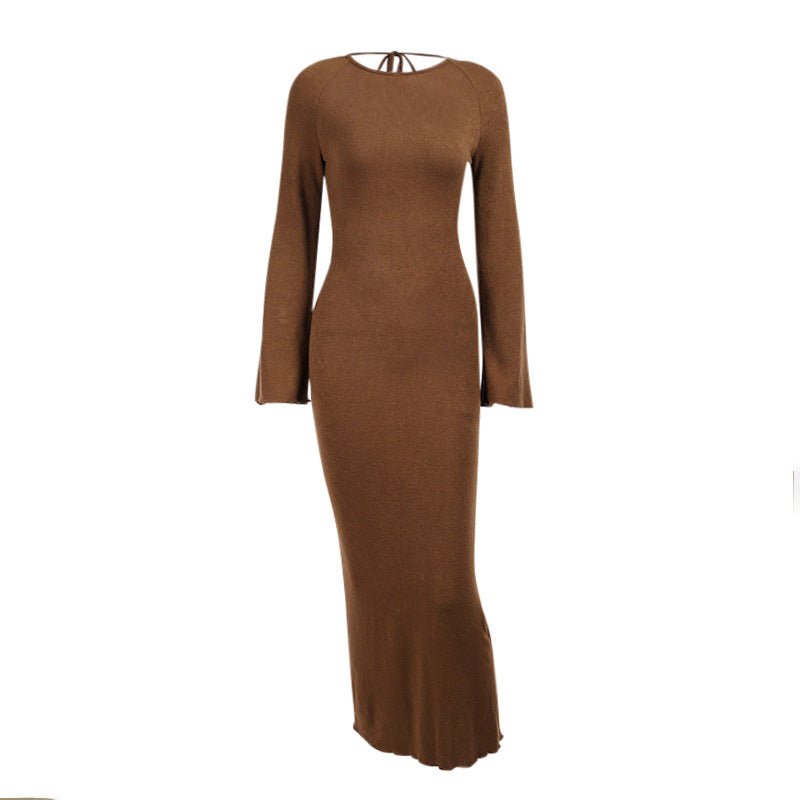 Années 70 Robe Maille Dos Nu St Tropez - Ma Penderie Vintage