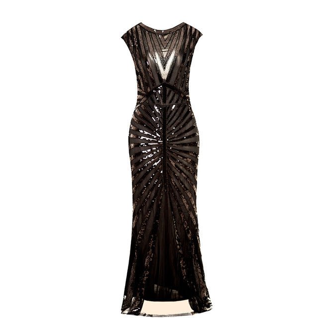 Années 20 Gatsby Illusion Robe De Soirée - Ma Penderie Vintage