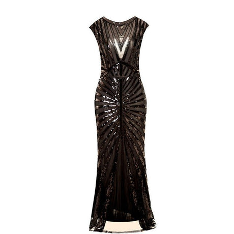 Années 20 Gatsby Illusion Robe De Soirée - Ma Penderie Vintage