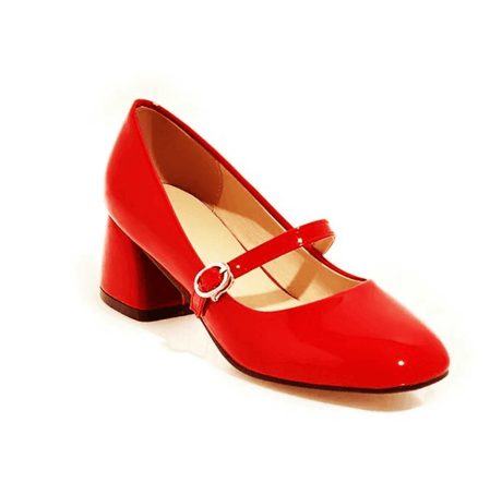 Années 60 Retro Chaussures Mary Jane Cuir Vernis - Ma Penderie Vintage