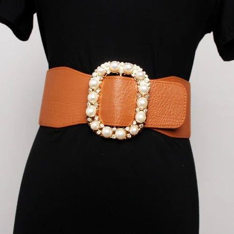 Années 60 Ceinture Glamour Boucle Perles Rétro - Ma Penderie Vintage