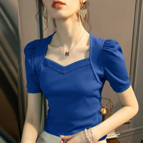 Années 50 Haut Glamour Manches Bouffantes - Ma Penderie Vintage