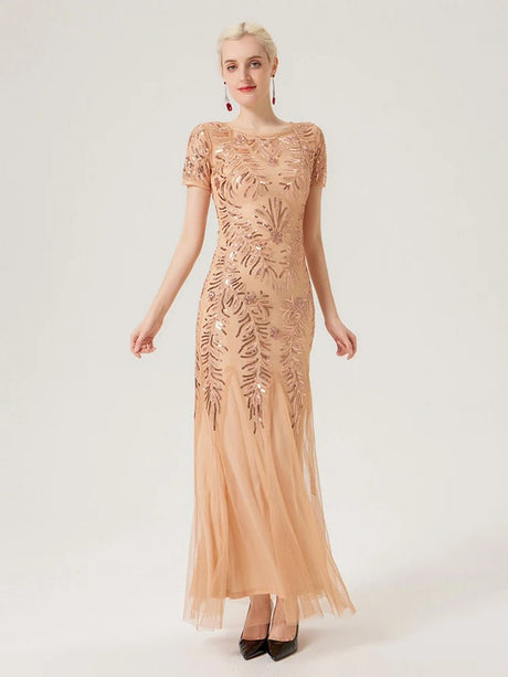 Années 20 Robe De Soiree Longue Gatsby - Ma Penderie Vintage