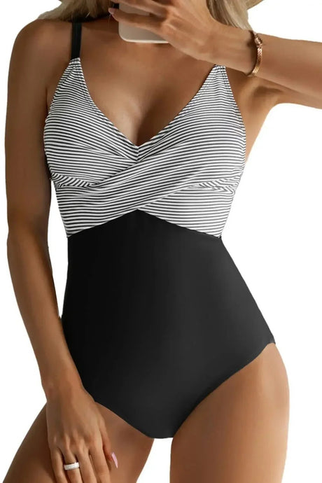 Années 80 Maillot De Bain Une Pièce Imprimé - Ma Penderie Vintage