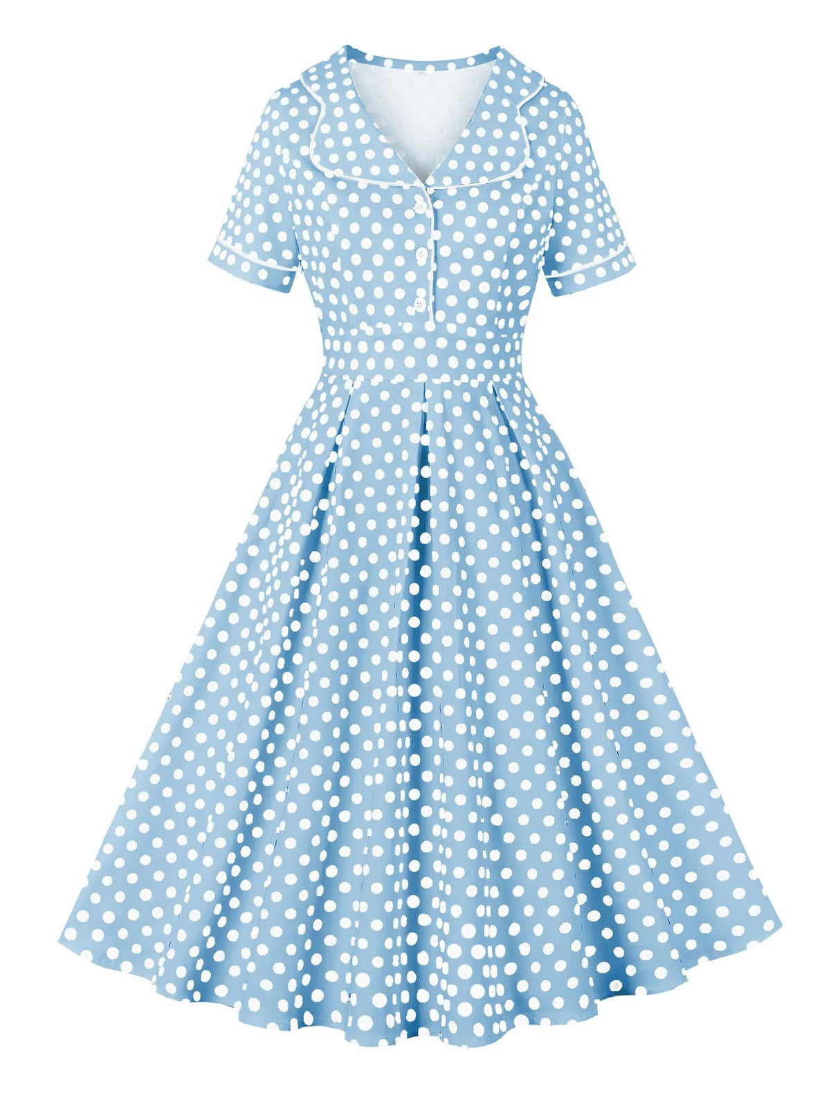 Années 50 Robe De Jour Imprimée Mad Men