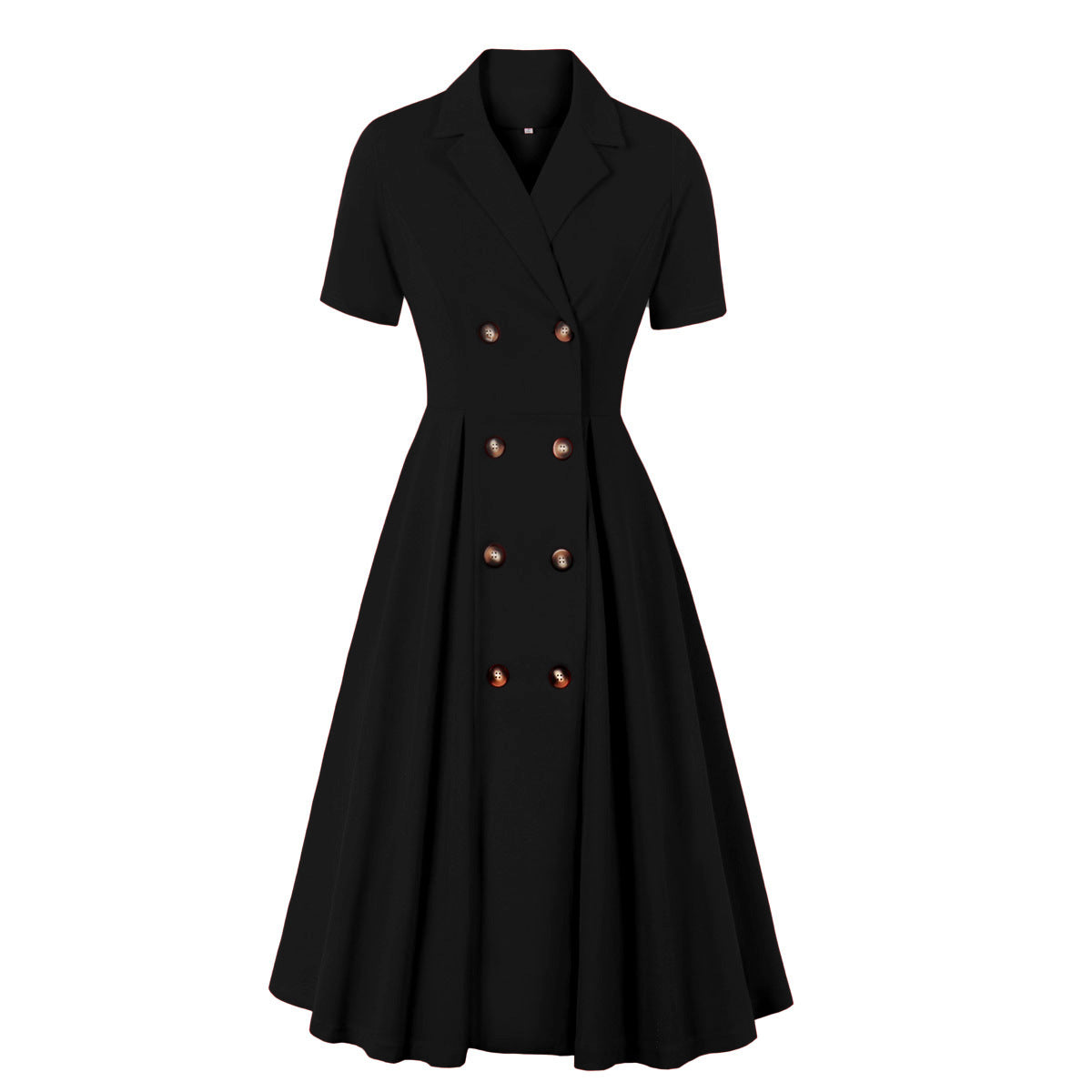 <tc>1940's</tc> Double Breasted Flared Dress