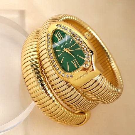Années 80 Montre Bracelet Triple Serpent - Ma Penderie Vintage