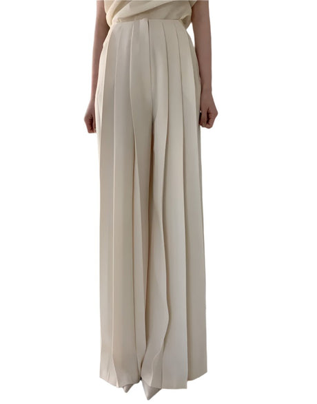 Années 80 Glamour Pantalon Palazzo Plissé - Ma Penderie Vintage