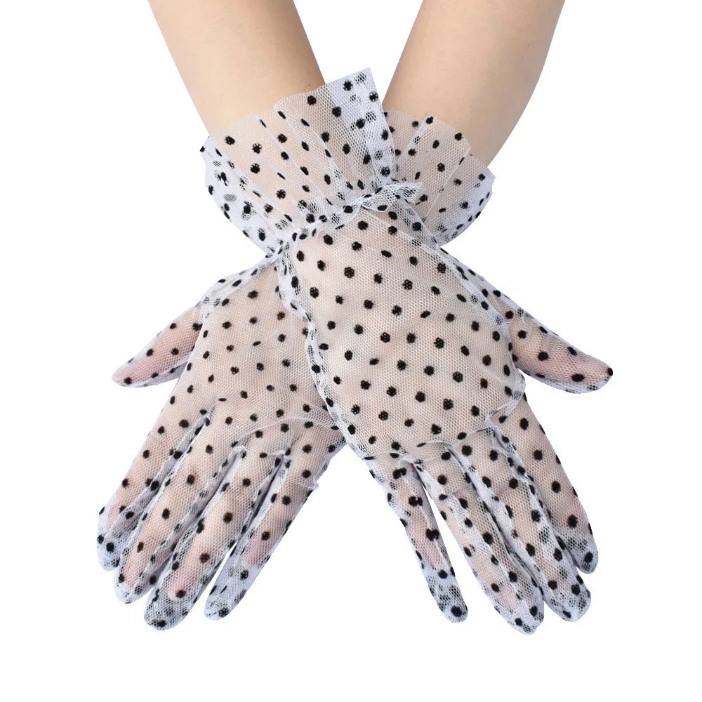 Années 50 Gants À Pois Pin Up Glamour - Ma Penderie Vintage