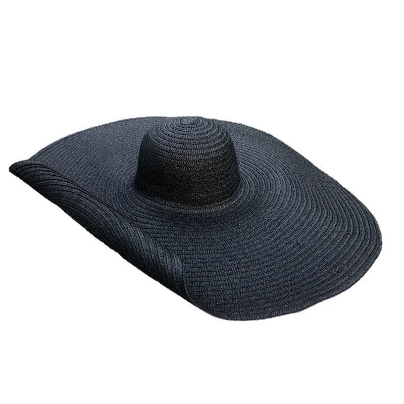 <tc>Años 70</tc> Sombrero de Paja Bohemio Grande