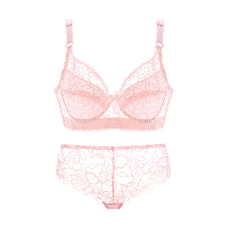 <tc>1970's</tc> Retro Floral Lace Lingerie Set