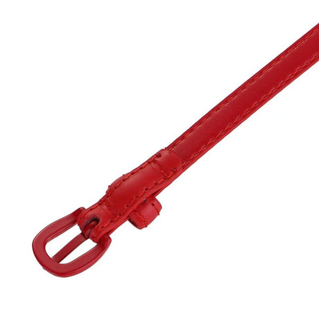 Années 40 Ceinture Fine En Cuir Rétro - Ma Penderie Vintage