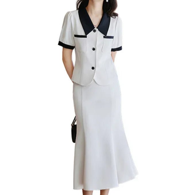 Années 40 Ensemble Tailleur Et Jupe Sirène Rétro - Ma Penderie Vintage