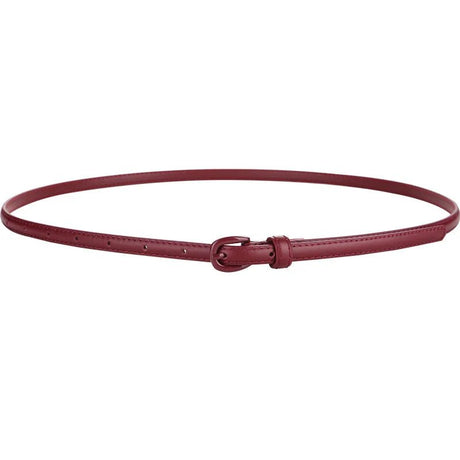 Années 40 Ceinture Fine En Cuir Rétro - Ma Penderie Vintage