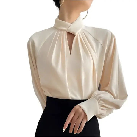 Années 80 Haut Rétro Chic Manches Longues - Ma Penderie Vintage