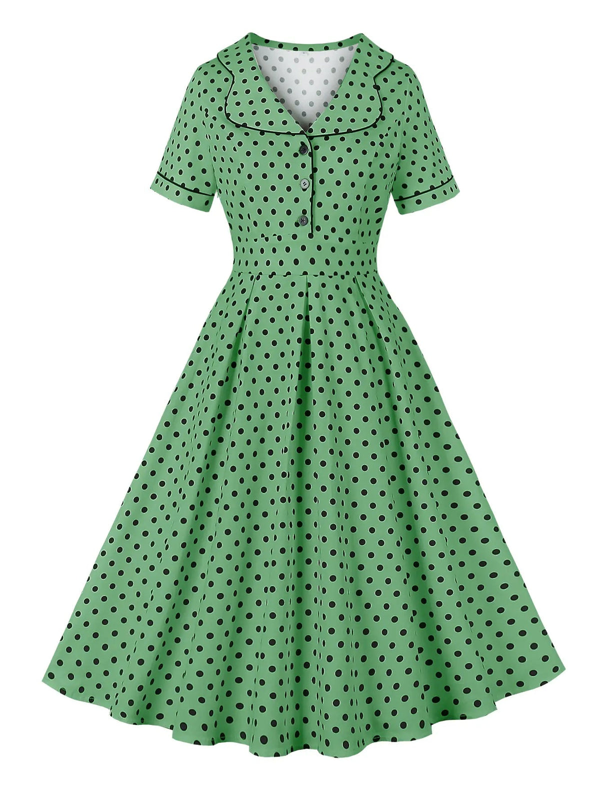 Années 50 Robe De Jour Imprimée Mad Men