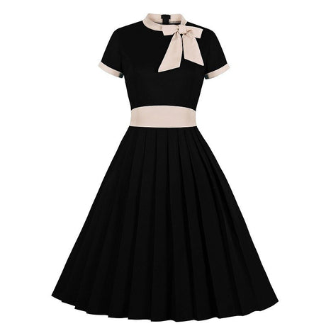 Années 40 Robe Rétro Vintage Noeud - Ma Penderie Vintage