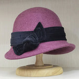 Années 30 Chapeau Melon Hollywood En Laine - Ma Penderie Vintage